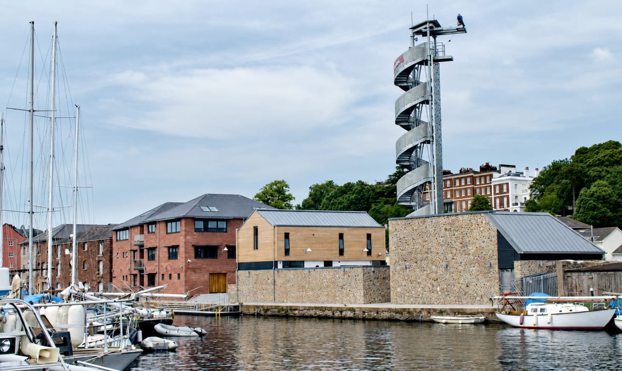 Haven Banks Outdoor Education Centre beside the Exeter canal basin