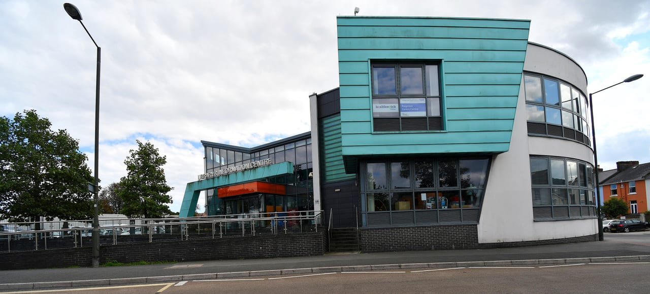 Paignton Library and Community Hub from the street