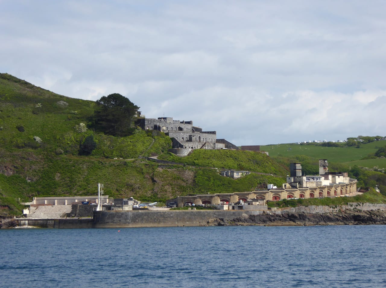 Fort Bovisand from Plymouth Sound, May 2023
